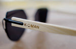 Male wooden sunglasess polarized lenses
