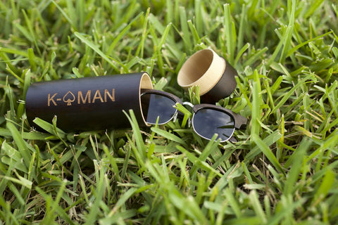 Men wooden sunglasses