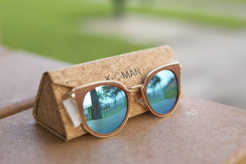 Women wooden sunglasses